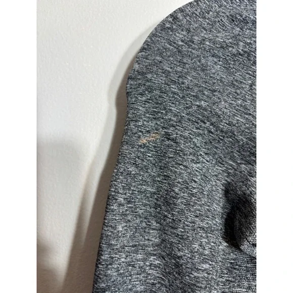 Gymshark Adapt Ombre Seamless Long Sleeve Crop Top Grey Black XS GLCT4121-BK/BKM - Picture 2 of 4